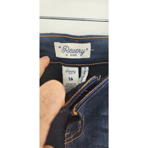 NWT NEW Girls Revery‎ Mid Rise Skinny Jeans  Size 16 - Picture 8 of 8